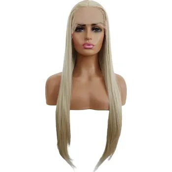 Paruka Paruka dlouhé syntetické vlasy bílá TEXAS HAIR dámská