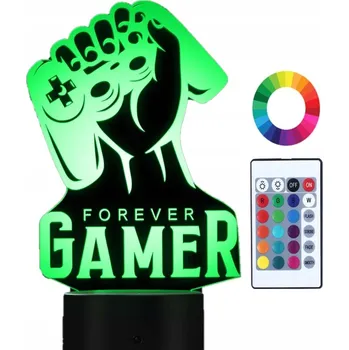 Lampička Noční lampa Plexido vícebarevná