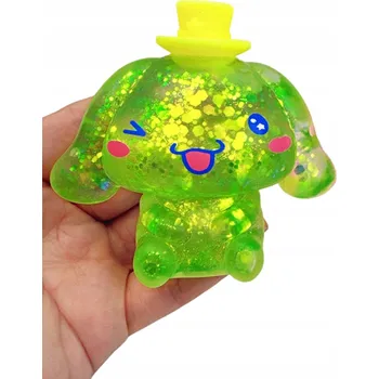 Hračka pro nejmenší Rozmačkaný KRÁLÍČEK MAČKACÍ HRAČKA Antistresová senzorická barevná PRANK