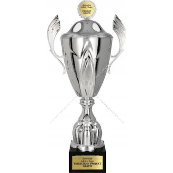 Oslnivý stříbrný pohár s víkem 58 cm + GRAVÍROVÁNÍ Dárek