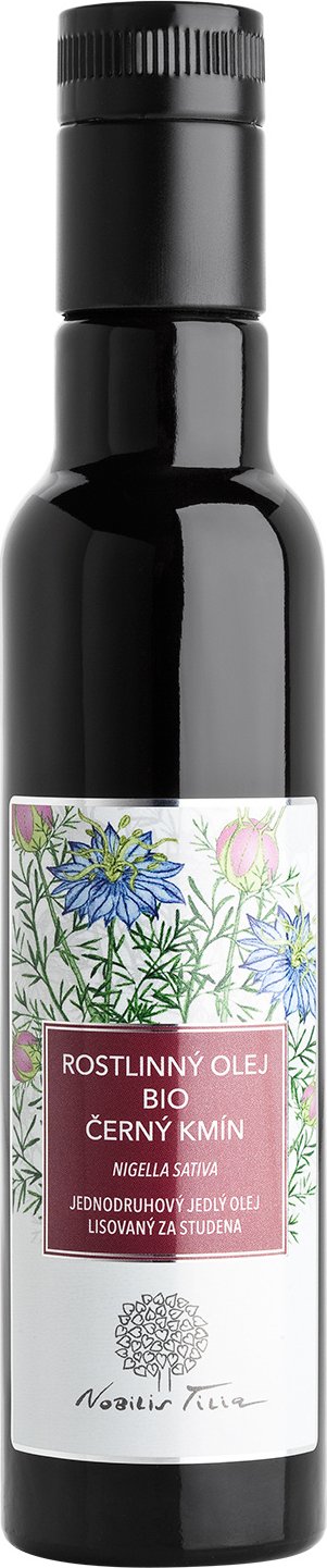 Nobilis Tilia BIO Olej z černého kmínu 250 ml fialové sklo