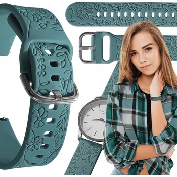 Řemínek na hodinky Řemínek ChronSmarta pro Xiaomi 20mm zelený