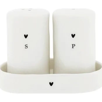 Dóza na potraviny Bastion Collections Set SOLNIČKA & PEPŘENKA, natural shape, 3dílný LI-S&P-SET-301-BL