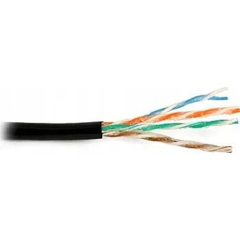 Síťový kabel Kabel NETSET U/UTP 5e gelovaný, vnější kroucený, 1 mb