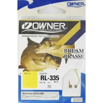 Rybářský háček Háčky s návazcem, s protihrotem Owner RL-335 Chinta 10 ks