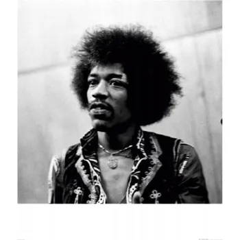 Obraz Plakát Jimi Hendrix 40 x 40 cm