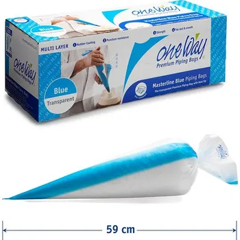 One Way Plastics One Way Cukrářský sáček Masterline Blue XL (59x28cm) 100ks