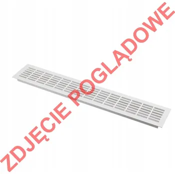 Větrací mřížka GTV VENTILAČNÍ MŘÍŽKA (VELKÁ) BÍLÁ 80x480MM