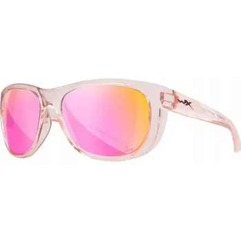 Sluneční brýle WILEY X - WEEKENDER Captivate ACWKN10 Polarizované sluneční brýle s růžovo-zlatým zrcadlovým sklem Crystal Bl