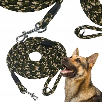 Vodítko pro psa Vodítko treningové vodítko Paw Planet lanko 5 m