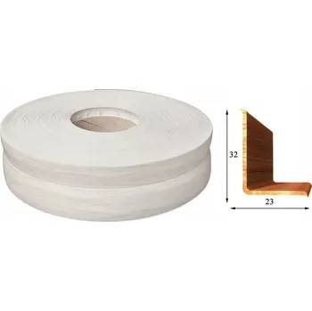 soklová lišta Rohová lišta Korner PVC 23 x 32, délka 500 cm, bříza