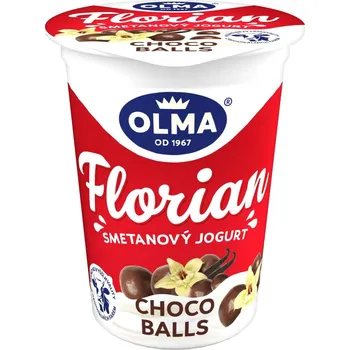 Olma Florian smetanový jogurt chocoballs