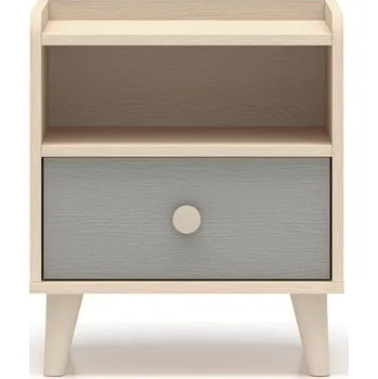 Noční stolek ArtMLM Noční stolek LEVEL 10 | šedá
