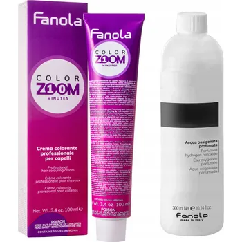 Barva na vlasy Fanola Color Zoom barva 100 ml + oxidant 300 ml