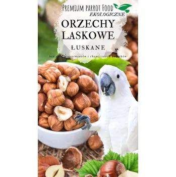 Krmivo pro ptáka Pamlsek pro papoušky Ekologický Lískový Ořech 100 g