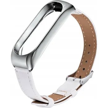 Řemínek na hodinky Řemínek Światgadżetů pro Xiaomi Mi Band 4, 15 mm, bílý