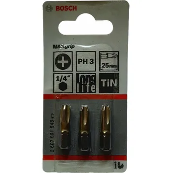 Bit Šroubovací bity Bosch 2 607 001 548 25 mm 3 kusy