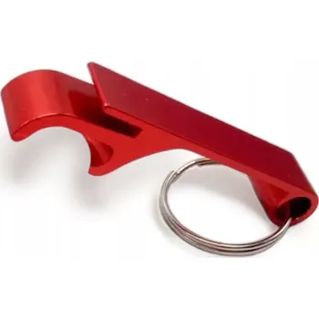 Hliníkový otvírák na lahve s kapslemi Přívěsek Na Klíče Červený