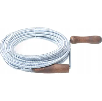 Čistič odpadu Čistič odpadů, instalatérské pero / spirála na čištění trubek WC, umyvadel, dřezů 5M - 9MM
