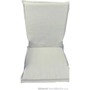 Podsedák Harmonia Podsedák na zahradní židli, polstry na zahradní nábytek 120x50x5 cm šedá