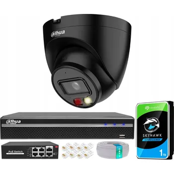 IP kamera Sada IP monitoringu DAHUA Kamery 4Mpx IPC-HDW1439V-A-IL-0280B Černé