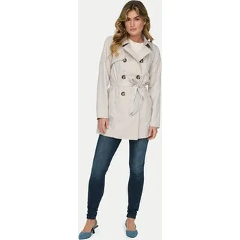 Dámský kabát ONLY Trenčkot Valerie 15191821 Béžová Regular Fit L