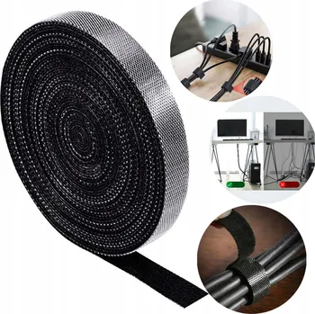 kabelová chránička ORGANIZÉR KABELŮ NA SUCHÝ ZIP PÁSKA 10mm 3m