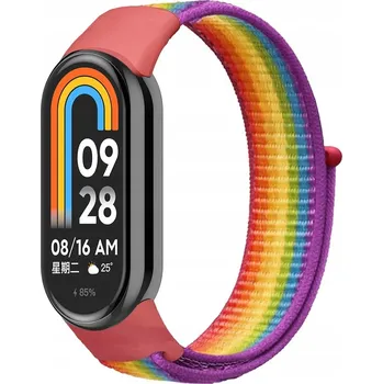 Příslušenství k chytrým hodinkám Pásek DMSTORE pro XIAOMI SMART BAND 8 - PÁSEK ŘEMÍNEK NÁRAMEK vícebarevný