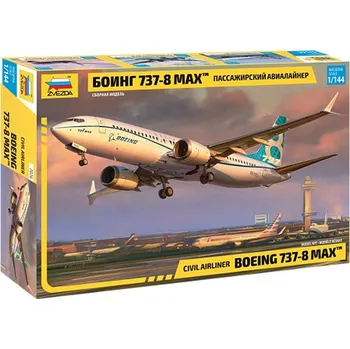 Plastikový model Letadlo Boeing 737- 8 MAX (Zvezda 1:144)