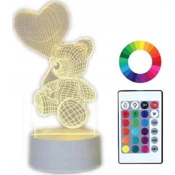 Lampička Plexido vícebarevná Noční lampa