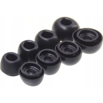 Příslušenství pro sluchátka Náhradní špunty do uší pro Airpods Pro 2 / Airpods Pro XS,S,M,L, černé (XS,S,M,L)