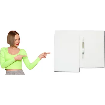 Bílá složka Barbara A4