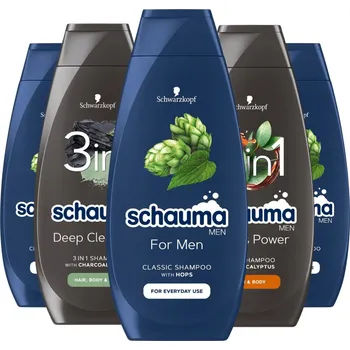 Šampon Schauma Šampon pro Muže Mix 400ml x5