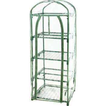 Skleník PROGARDEN Foliovník zahradní 4 police 50 x 45 x 130 cm KO-CE6500320