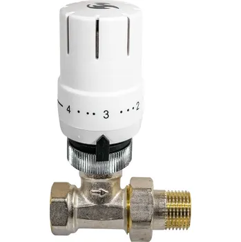 Instalatérský materiál TERMOSTATICKÁ SADA TERMOSTATICKÁ KARTUŠE + VENTIL 1/2 PRO RADIÁTOR