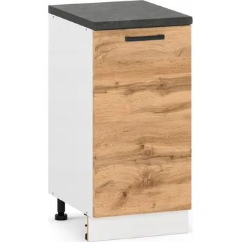 Kuchyňská skříňka Kuchyňská skříňka ULWE stojící dub wotan 1D 2 police 40x82x47 cm