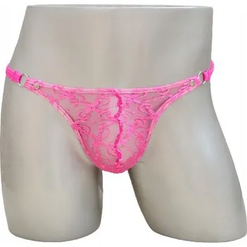 Pánská móda Sexy Pánská Tanga Krajková Průhledná - Univerzální velikost