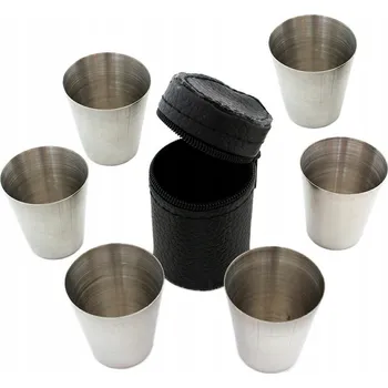 Sklenice Turistické Skleničky na vodku BNTrade BN-D85 v pouzdro 6 ks