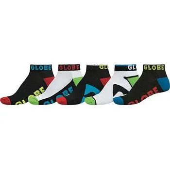 Pánské ponožky Ponožky Globe BOYS DESTROYER ANKLE 5 PACK Assorted velikost O/S