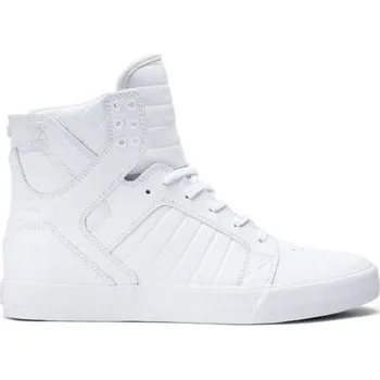 Dámská obuv Boty Supra SKYTOP White White-Red velikost 44.0