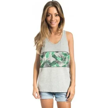 Pánská móda Tričko Rip Curl MALINALLI TANK Cement Marle velikost XL