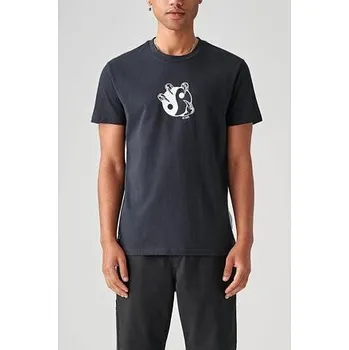 Tričko Globe UNBALANCED TEE Black velikost XXL
