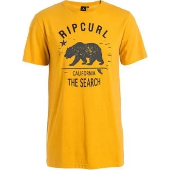Pánské tričko Tričko Rip Curl SEARCH IN CALIFORNIA TEE Golden Marle velikost L