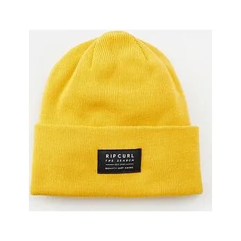 Čepice Zimní čepice Rip Curl CRUSHER TALL BEANIE Mustard velikost O/S