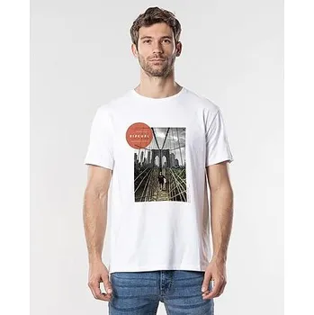 Pánské tričko Tričko Rip Curl GD/BD TEE Optical White velikost M