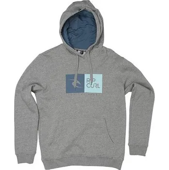 Pánská mikina Mikina Rip Curl RIPAWATU HOODED FLEECE Beton Marle velikost S