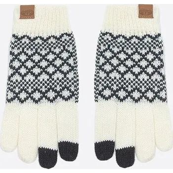 Čepice Rukavice Animal PINZOLA Coconut Cream velikost O/S