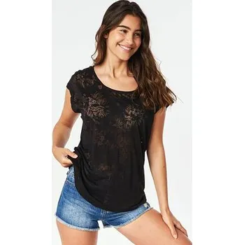 Tričko Rip Curl ON THE COAST TEE Black velikost S