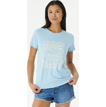 Pánské tričko Tričko Rip Curl TROPICAL SUNSET STANDARD TEE Blue velikost XL