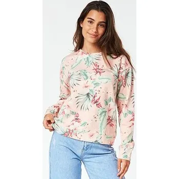 Dámská mikina Mikina Rip Curl PAPEETE CREW Light Pink velikost XS